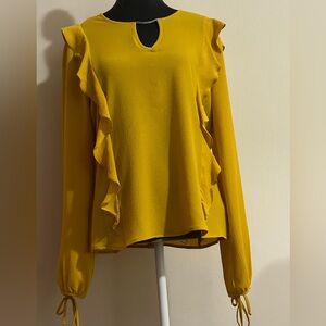 Mustard color blouse